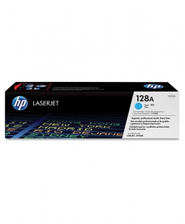 HP 128A LaserJet Toner Cartridge, cyan (CE321A)